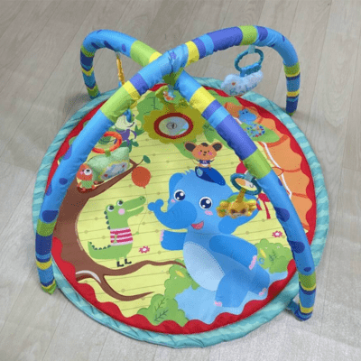 Tapis d'Éveil - BabyGymPlayMat™ - Éléphant - Mobilier Pour Bébé