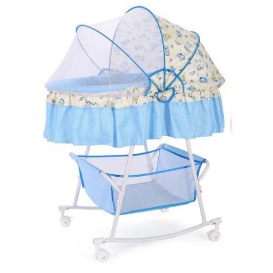 Berceau Bébé - BerceauConfort™ - Bleu Ciel - Mobilier Pour Bébé