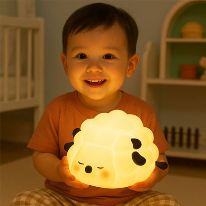 veilleuse bebe animal souriant